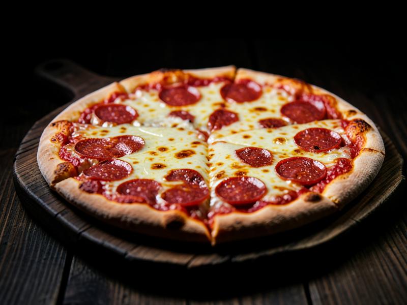 Pizza grande 2 sabores